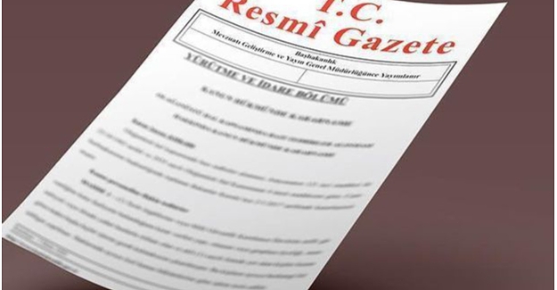 7320 Sayılı Karar Resmi Gazete'de